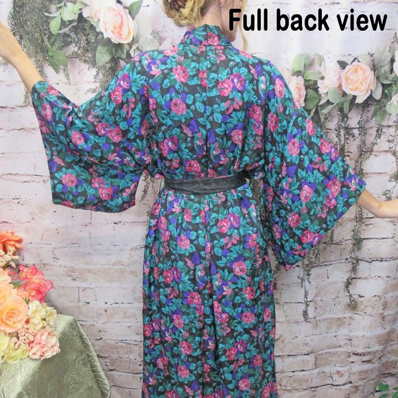 Floral Women's Robe - Picture 8 of 12